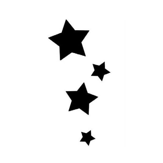 tattoo-schablone-sterne
