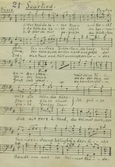 Noten_Saarlied_Paulus1930_Bässe