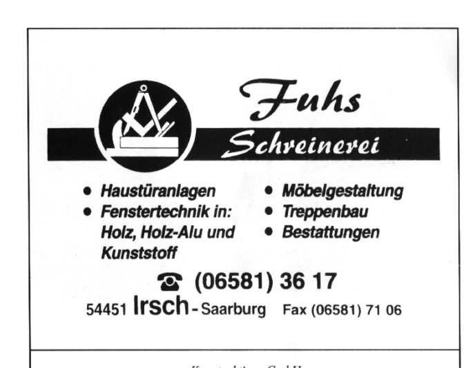 Werbung Fuhs