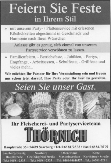 Werbung Thörnsich 2005